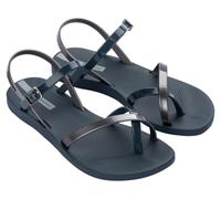 Ipanema Femme Fashion Sand VIII FEM Flat Sandal, Blue/Silver, 39 EU
