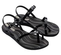 Ipanema Femme Fashion Sand VIII FEM Flat Sandal, Black/Grey/Beige, 39 EU
