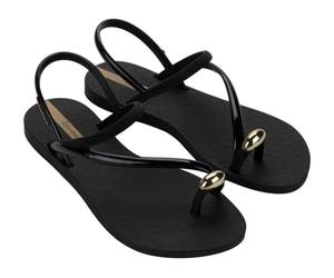 Ipanema Femme Glam Ring Sandal, Noir, 39 EU