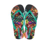 Ipanema Femme Graffiti Iv Fem Tongues, Vert, Rouge, 38 EU