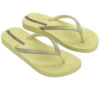 Ipanema Femme Mesh X FEM Flip-Flop, Light Green/Silver, 39 EU