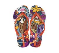 Ipanema Femme Graffiti Iv Fem Tongues, Rouge Bleu Jaune, 40 EU