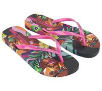 Ipanema Graffiti IV Flip Flops EU 41-42, Noir/rose/vert, 41 EU