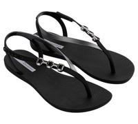 Ipanema Femme Sandal Rio Fem, Black Silver, 41/42 EU