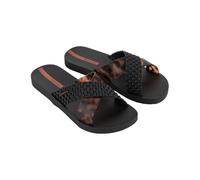 Ipanema SENSE SLIDE FEM - Claquettes de bain pour femme - Sangle attrayante avec motif, Black Tortoiseshell, 40 EU