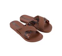 Ipanema SENSE SLIDE FEM - Claquettes de bain pour femme - Sangle attrayante avec motif, Tortue marron, 41/42 EU