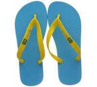 Ipanema Séparateur d'orteil Classic Brasil Ii Kids pour garçon, Bleu jaune., 25.5 EU Schmal