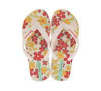 Ipanema Thèmes XV Kids, Flip-Flop pour filles, Beige/jaune/rouge, 35/36 EU
