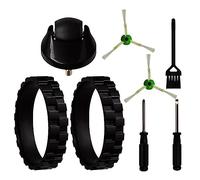iParto Kit de pièces de Rechange pour Roulette Avant IROBOT ROOMBA i3 i3+ i4 i6 i6+ i7 i8 E5 E6 E7 J7 7550 3550 3150 5150 6198 7150 Brosse latérale avec Outils