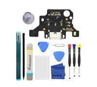 iParto Kit de remplacement de port de charge pour Samsung Galaxy Tab A9+ SM-X210 SM-X215 SM-X216B Connecteur de station d'accueil USB Flex de remplacement avec outils