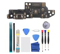 iParto Kit de remplacement de port de charge pour Xiaomi Redmi 9A/Redmi 9C USB Flex Dock Connector de charge Flex de rechange avec outils