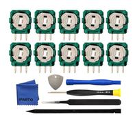 iParto Lot de 10 potentiomètres de rechange pour manette Sony Playstation 5 PS5 Dualsense / PS4 DualShock 2K3 Ohm - Module de capteur pour joystick analogique ALPS