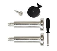 iParto Lot de 2 vis inférieures de support vertical de rechange pour Sony Playstation 5 PS5 avec tournevis