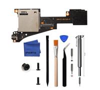 iParto Plateau de lecteur de carte de jeu avec port jack pour casque de remplacement pour Nintendo Switch OLED Kit de réparation