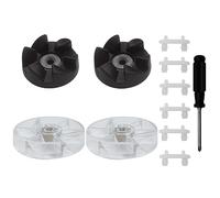 iParto Top Base Gear Moteur de rechange compatible avec Nutribullet 600 W, 900 W, 900 W, 900 Pro Series en caoutchouc avec tampon de choc et tournevis