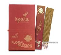 Ipaule Encens Passion Florale - Romance & Bien-être | Encens Naturel 100% Écologique | Fait Main au Pérou | Palo Santo & Rose Pure | Crée Une Atmosphère Romantique