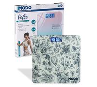 IPEA Balance Pese Personne Électronique Ultra Plate - Technologie STEP ON - Précision Maximale du Poids - Design Floral - En Verre Trempé avec Affichage Lecture Précise 0,1 KG - Max 180 Kg