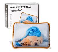 IPEA Bouillotte Electrique avec Poches en Peluche pour Réchauffer les Mains - Réduit les Douleurs Musculaires, Dorsales et Menstruelles - Boule Chauffe-mains et Chauffe-pieds - Rechargeable - Chien