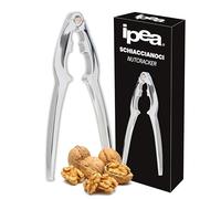 IPEA Casse-noisette en Aluminium Classique - Petit écrasement de Noix léger pour Noix, Noisettes, Amandes, Fruits Secs - Multi-usages pour Cuisine - Idéal aussi pour les Crustacés