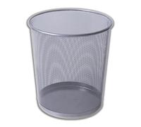 IPEA Corbeille à Papiers Métal Maille - 26 X 23 cm - Poubelle de Recyclage de Papier en Métal pour Bureau, Maison, Chambre, École - Corbeille à Papiers Rond pour Bureau, Table, Meubles