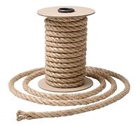 IPEA Corde en Jute Naturelle de 12 mm pour Décorations et Bricolage - Fabriqué en Italie - 10 mètres - Corde en Jute résistante pour Artisanat, Décoration, Chat, Jardin, Maison