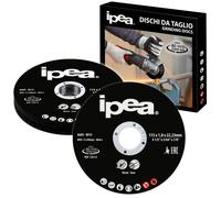 IPEA Disques à Tronçonner pour Meuleuses d'Angle - 10 Pièces - Disques de Coupe pour Métal et Acier Inoxydable INOX - Lames de Coupe pour Métal - 115 x 1,2 x 22 mm