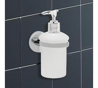 IPEA Distributeur de Savon Adhésif Mural - Pas Besoin de Perçage - Design Moderne - élégant Bouteille Mural pour Savon Liquide à Coller dans la Salle de Bain, Douche, Cuisine, Maison - Support