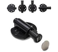 IPEA Fermetures magnétiques à pression pour meubles, portes, armoires, tiroirs, 4 pièces, fermeture magnétique avec aimant avec rondelle métallique adhésive pour portes et placards, fermeture éclair