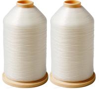 IPEA Fil en Nylon Transparent 0,25 mm (Non élastique) - Grande Bobine de 5 000 mètres pour Couture, Bracelets, Accessoires - Fil Invisible à Coudre pour Colliers et Perles - Épaisseur 0,25 mm