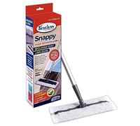 IPEA Kit Complet Balai avec Tête Rotative à 180° - Balai pour Laver Les Sols, Dépoussiérer, Nettoyer Les Vitres - 2 Lingettes Sèches pour Sols + 2 Lingettes Humides Inclus - Élimine la Saleté