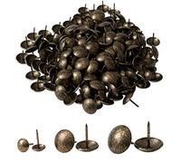 IPEA Lot de 200 clous de tapisserie en métal pour fauteuil - Doré antique - 20 x 12 mm