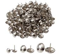 IPEA Lot de 500 clous de tapisserie en métal pour fauteuil - Couleur argent - 9 x 12 mm