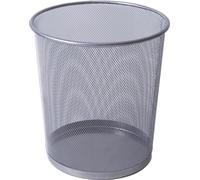 IPEA Panier à papier en maille métallique - 26 x 23 cm - Panier à papier de recyclage pour bureau, maison, chambre, école en métal - poubelle pour bureau, table, meuble