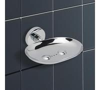 IPEA Porte-savon autocollant en métal - Pas de perçage nécessaire - Design moderne - Porte-savon mural à coller dans la salle de bain, la douche, la cuisine, la maison - Porte-savon ou éponge