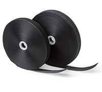 IPEA Ruban à Coudre - Bande Auto-Agrippante 20 mm Noir - 25 Mètres de Longueur - Ruban à Déchirer à Couture (non adhésif) - Extra Fort pour Ameublement, Maison, Vêtements - Corde Crochet et Anneau