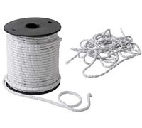 IPEA Ruban de plomb pour rideaux, tissus, moustiquaires - Super lourd 100 g/m - 5 mètres - Fabriqué en Italie - Ruban de plomb pour rideaux - Poids de charge - Blanc - 100 g/m