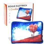 IPEA Sac d'eau chaude électrique avec poches en peluche pour réchauffer les mains - Réduit les douleurs musculaires, dorsales et menstruelles - Boules chauffe-mains et chauffe-pieds - Chauffe-pieds -