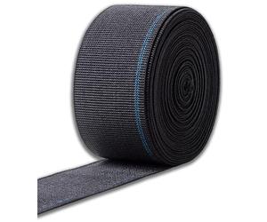 IPEA Sangle élastique pour Canapé, Fauteuil, Tapisserie - [ 10 Mètres ] - Made in Italy - Largeur 70 mm - Corde de Serrage pour Assise et Dossier - Fauteuil - élastique 90% - Noir