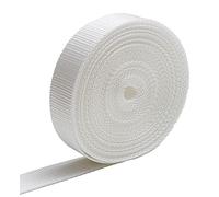 IPEA Sangle rigide en nylon pour sac à dos et sacs - 10 mètres de long - Corde multi-usages pour couture, sport, bagages, bricolage - Largeur 30 mm - Blanc - 3 cm