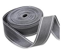 IPEA Sangle Rigide Multifonction en Nylon Résistant - 15 METRI - Made in Italy - Corde Non ÉLASTIQUE pour Tapisserie, Bricolage, Mobiliers, Déménagements, Fauteuils Divans - Couleur Grise - 50 mm