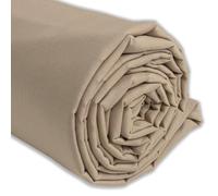 IPEA Tissu en Popeline de Coton Beige - 200 cm x 150 cm - Made in Italy - Coton pour Couture, Vêtements, Doublures, Décoration, Accessoires, Patchwork, - Tissu Toile pour Coudre