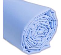 IPEA Tissu en Popeline de Coton Bleu Ciel - 200 cm x 150 cm - Made in Italy - Coton pour Couture, Vêtements, Doublures, Décoration, Accessoires, Patchwork, - Tissu Toile pour Coudre