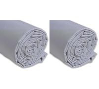 IPEA Tissu en Popeline de Coton Gris Perle - 200 cm x 150 cm - Made in Italy - Coton pour Couture, Vêtements, Doublures, Décoration, Accessoires, Patchwork, - Tissu Toile pour Coudre (Lot de 2)