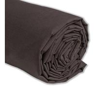 IPEA Tissu en Popeline de Coton Marron - 200 cm x 150 cm - Made in Italy - Coton pour Couture, Vêtements, Doublures, Décoration, Accessoires, Patchwork, - Tissu Toile pour Coudre