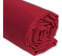 IPEA Tissu en Popeline de Coton Rouge - 200 cm x 150 cm - Made in Italy - Coton pour Couture, Vêtements, Doublures, Décoration, Accessoires, Patchwork, - Tissu Toile pour Coudre