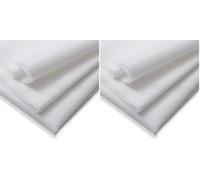 IPEA Tissu Non Tissé SMS Blanc 75 g/m2 - Dimensions 5 mètres x 1 mètre - Fabriqué en Italie - Tissu Multi-usages pour Couture, Doublures, Coussins, Matelas, Nappes, Jardin, Plantes (Lot de 2)