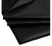 IPEA Tissu Non Tissé SMS Noir 70 g/m2 - Dimensions 5 mètres x 1 mètre - Fabriqué en Italie - Tissu Multi-usages pour Couture, Doublures, Coussins, Matelas, Nappes, Jardin, Plantes - Couleur Noir