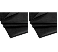 IPEA Tissu Non Tissé SMS Noir 70 g/m2 - Dimensions 5 mètres x 1 mètre - Fabriqué en Italie - Tissu Multi-usages pour Couture, Doublures, Coussins, Matelas, Nappes, Jardin, Plantes - Couleur Noir