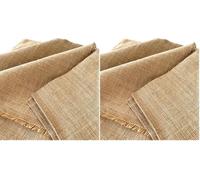 IPEA Toile de Jute Naturelle - Dimensions 140 x 120 cm - Produit fabriqué en Italie - Tissu en Fibres Naturelles - Tissu d'Ameublement, Décorations, Accessoires, Fêtes, Bricolage - Couleur Naturelle