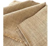 IPEA Toile de Jute Naturelle - Dimensions 140 x 120 cm - Produit fabriqué en Italie - Tissu en Fibres Naturelles - Tissu d'Ameublement, Décorations, Accessoires, Fêtes, Bricolage - Couleur Naturelle